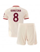 Bayern Munich Leon Goretzka #8 Alternativní dres pro děti 2024-25 Krátký Rukáv (+ trenýrky)